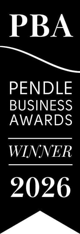 Pendle Business Awards Winner 2026 ribbon